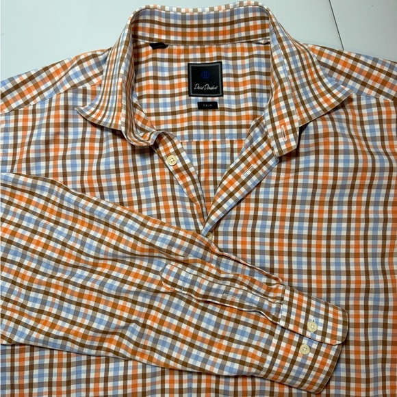 David Donahue Other - David Donahue 17.5 34/35 Men’s Plaid/Check Long Sleeve Button Up Collared Shirt